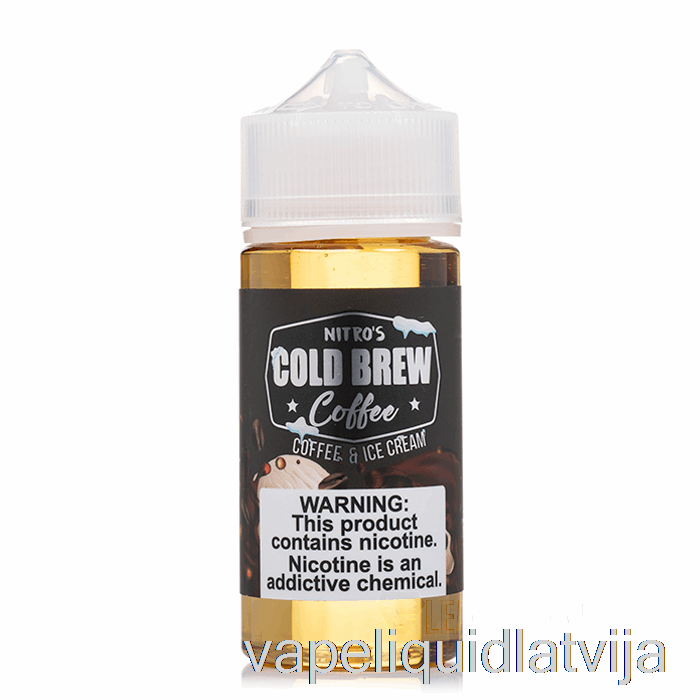 Kafija Un Saldējums - Nitros Cold Brew - 100ml 3mg Vape šķidrums